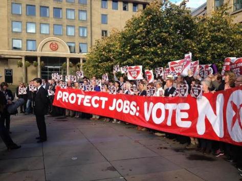 Blair McDougall would say "we did protect jobs: it would be EVEN WORSE in a SEPARATE SCOTLAND."