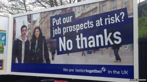 "Nobody puts our job prospects at risk but US!"